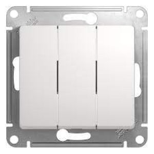 ВЫКЛЮЧАТЕЛЬ SCHNEIDER ELECTRIC Б/РАМКИ - С/У, 3-КЛ. БЕЛЫЙ - IP20, GSL000131