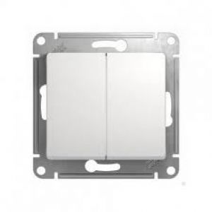 ПЕРЕКЛЮЧАТЕЛЬ SCHNEIDER ELECTRIC Б/РАМКИ, С/У, 2-КЛ. БЕЛЫЙ - IP20, GSL000165